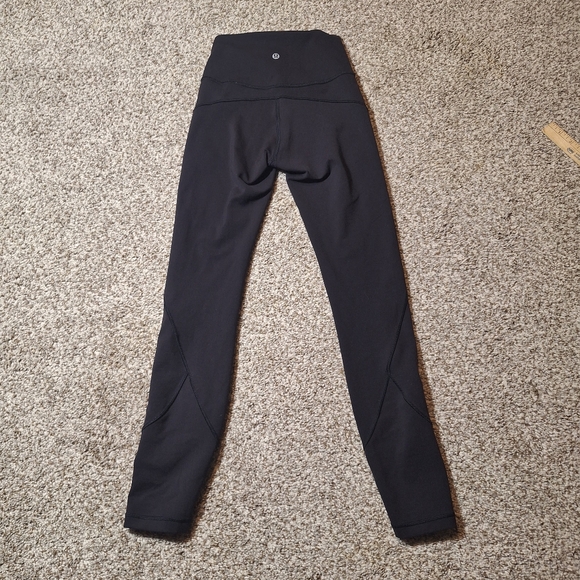 Lululemon In Movement Tight Everlux Black Womens Size 2 - Picture 2 of 7